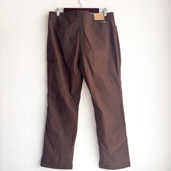 Eddie Bauer Brown Nylon Rainier Lined Pant 14 - Picture 6 of 9